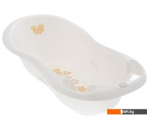  - Ванночки и аксессуары для купания малышей Tega со сливом и градусником Мишки (белый жемчуг) MS-005 ODPLYW-118 - со сливом и градусником Мишки (белый жемчуг) MS-005 ODPLYW-118