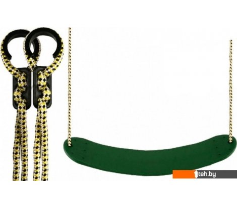  - Детские спортивные комплексы и игровые площадки Kampfer Гибкие пластиковые качели (зеленый) - Гибкие пластиковые качели (зеленый)