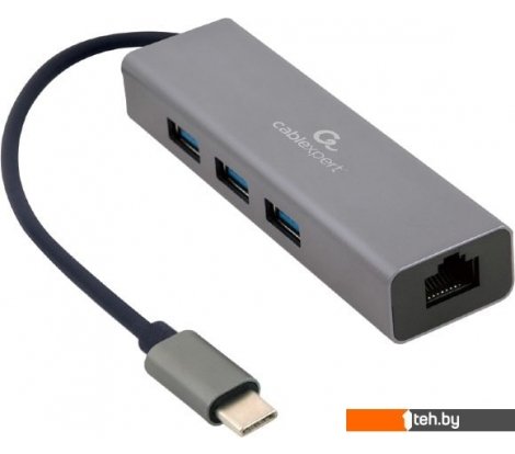  - USB-хабы и док-станции Cablexpert A-CMU3-LAN-01 - A-CMU3-LAN-01