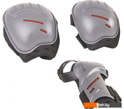  - Спортивная защита Hudora Biomechanisches Protektorenset 83162 (M, серый/черный/красный) - Biomechanisches Protektorenset 83162 (M, серый/черный/красный)