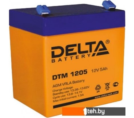  - Аккумуляторы для ИБП Delta DTM 1205 (12В/5 А·ч) - DTM 1205 (12В/5 А·ч)