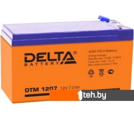  - Аккумуляторы для ИБП Delta DTM 1207 (12В/7.2 А·ч) - DTM 1207 (12В/7.2 А·ч)