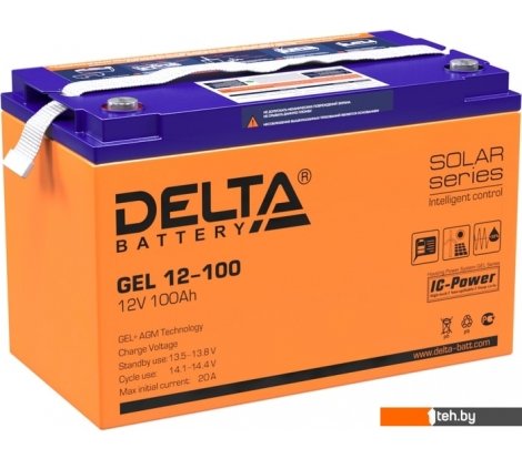  - Аккумуляторы для ИБП Delta GEL 12-100 (12В/100 А·ч) - GEL 12-100 (12В/100 А·ч)