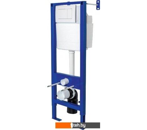  - Инсталляции для унитазов, раковин, биде и писсуаров Berges Wasserhaus Atom 040333 (белый) - Atom 040333 (белый)