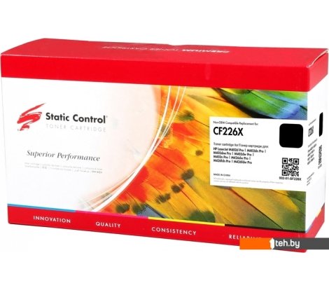 - Картриджи для принтеров и МФУ Static Control 002-01-SF226X-2 (аналог HP CF226X) - 002-01-SF226X-2 (аналог HP CF226X)