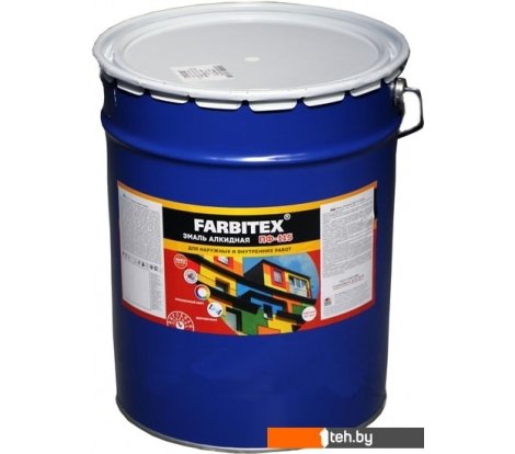 - Краски и эмали Farbitex ПФ-115 20 кг (шоколадный) - ПФ-115 20 кг (шоколадный)