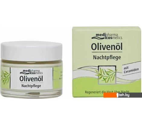  - Косметика по уходу за лицом Medipharma cosmetics Крем для лица Olivenol ночной 50 мл - Крем для лица Olivenol ночной 50 мл