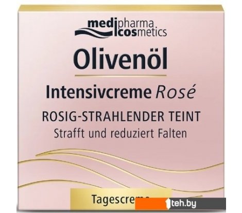  - Косметика по уходу за лицом Medipharma cosmetics Крем для лица Olivenol интенсив Роза дневной (50 мл) - Крем для лица Olivenol интенсив Роза дневной (50 мл)