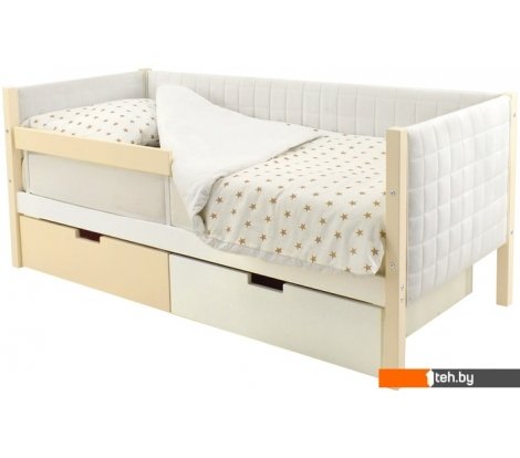  - Кровати Бельмарко Svogen мягкий 00750 160x70 (бежевый/белый) - Svogen мягкий 00750 160x70 (бежевый/белый)