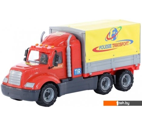  - Игрушечный транспорт Полесье Майк автомобиль бортовой тентовый 55569 - Майк автомобиль бортовой тентовый 55569