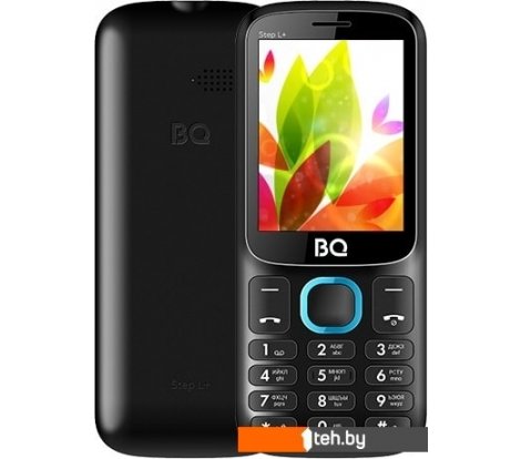  - Мобильные телефоны BQ BQ-2440 Step L+ (черный/голубой) - BQ-2440 Step L+ (черный/голубой)