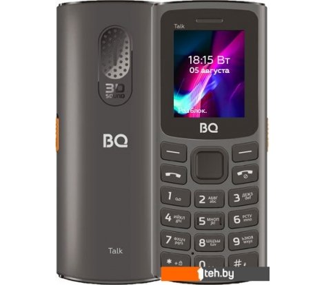  - Мобильные телефоны BQ BQ-1862 Talk (серый) - BQ-1862 Talk (серый)