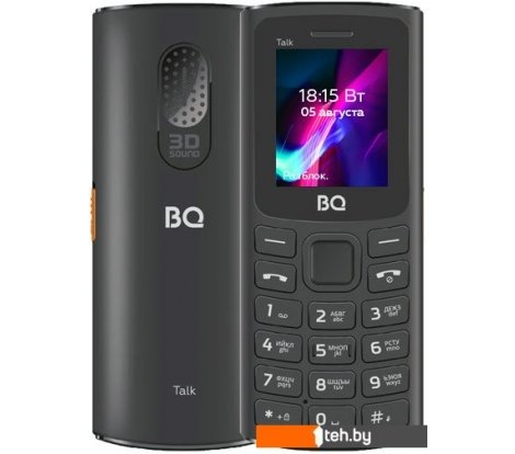  - Мобильные телефоны BQ BQ-1862 Talk (черный) - BQ-1862 Talk (черный)