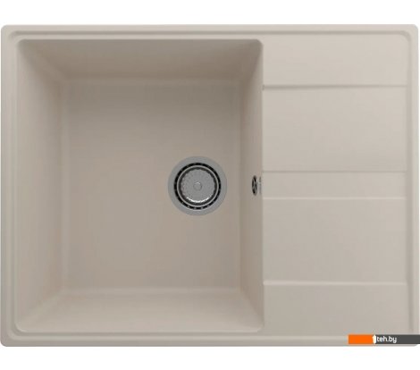  - Кухонные мойки Ulgran Quartz Prima 650-02 (лен) - Quartz Prima 650-02 (лен)
