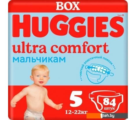  - Детские подгузники Huggies Ultra Comfort Box Boy 5 (84 шт) - Ultra Comfort Box Boy 5 (84 шт)