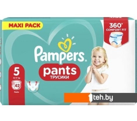  - Детские подгузники Pampers Pants 5 Junior (42 шт) - Pants 5 Junior (42 шт)