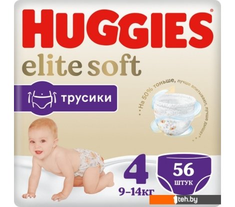  - Детские подгузники Huggies Elite Soft Pants 4 Giga (56 шт) - Elite Soft Pants 4 Giga (56 шт)