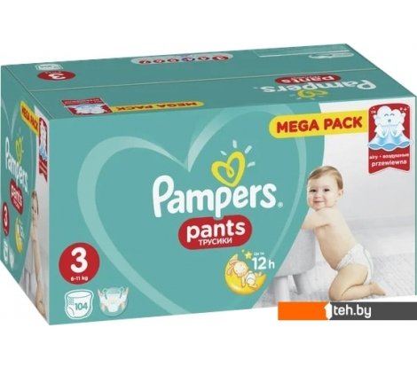  - Детские подгузники Pampers Pants 3 Midi (104 шт) - Pants 3 Midi (104 шт)