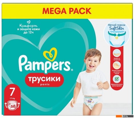  - Детские подгузники Pampers Pants 7 (68 шт) - Pants 7 (68 шт)