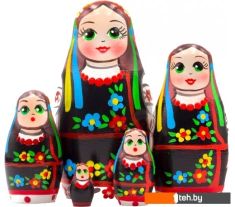  - Развивающие игрушки Брестская Фабрика Сувениров В украинской вышиванке (набор 5 шт) - В украинской вышиванке (набор 5 шт)