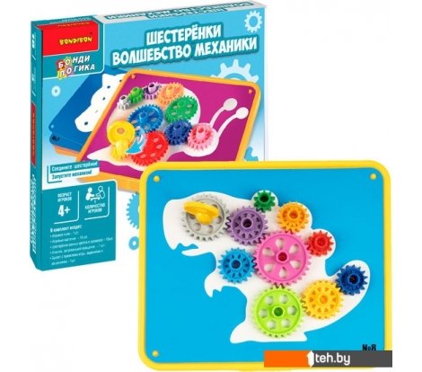  - Развивающие игрушки Bondibon БондиЛогика Шестеренки. Волшебство механики 1 ВВ5083 - БондиЛогика Шестеренки. Волшебство механики 1 ВВ5083