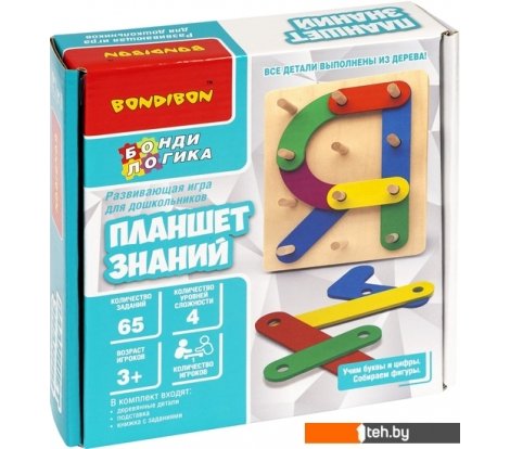  - Развивающие игрушки Bondibon Box Планшет знаний ВВ4867 - Box Планшет знаний ВВ4867