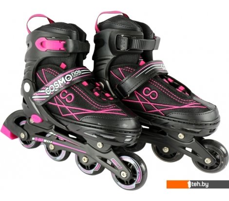  - Роликовые коньки Cosmoride Freerider (р. 31-34, черный/розовый) - Freerider (р. 31-34, черный/розовый)