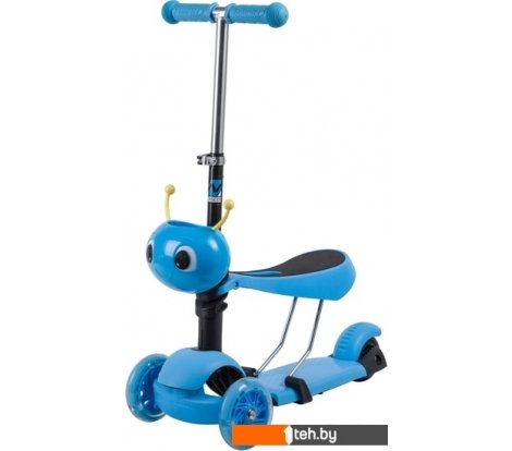  - Самокаты Novatrack Disco-kids Saddle 2019 120S.DISCOKIDS.BL9 (синий) - Disco-kids Saddle 2019 120S.DISCOKIDS.BL9 (синий)