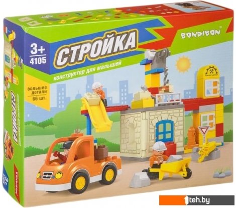 - Конструкторы Bondibon Стройка ВВ4105 - Стройка ВВ4105