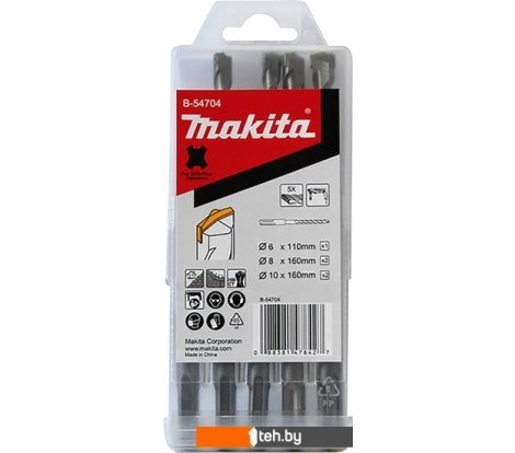  - Сверла, буры, зенкеры Makita B-54704 (5 предметов) - B-54704 (5 предметов)