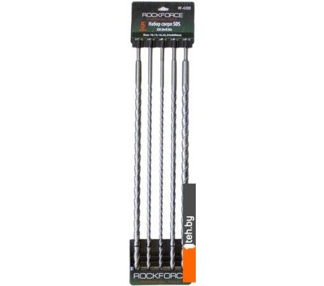  - Сверла, буры, зенкеры RockForce RF-4390 (5 шт) - RF-4390 (5 шт)