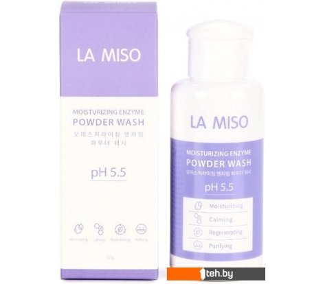  - Косметика по уходу за лицом La Miso Пудра для умывания Увлажняющая энзимная pH 5.5 (50 г) - Пудра для умывания Увлажняющая энзимная pH 5.5 (50 г)