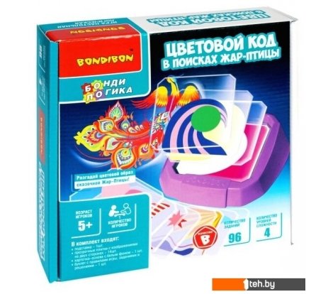  - Развивающие игрушки Bondibon Цветовой код. В поисках жар-птицы ВВ5084 - Цветовой код. В поисках жар-птицы ВВ5084