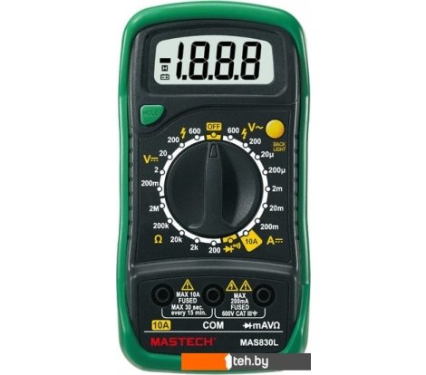  - Мультиметры, токовые клещи, индикаторные отвертки Mastech MAS830L - MAS830L
