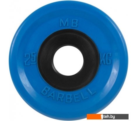  - Гантели, гири, штанги MB Barbell Евро-классик 51 мм (1x2.5 кг, синий) - Евро-классик 51 мм (1x2.5 кг, синий)