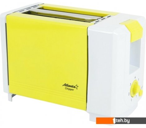 - Тостеры Atlanta ATH-231 (белый/желтый) - ATH-231 (белый/желтый)