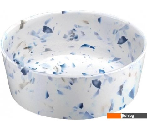  - Миски, поилки, кормушки для животных TarHong Terrazzo 1180 мл (бело-синий) - Terrazzo 1180 мл (бело-синий)