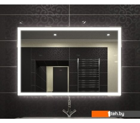  - Мебель для ванных комнат Континент Зеркало Mercury LED 100x70 - Зеркало Mercury LED 100x70