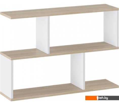  - Полки, стеллажи, системы хранения Трия Тип 14 (дуб сонома/белый ясень) - Тип 14 (дуб сонома/белый ясень)