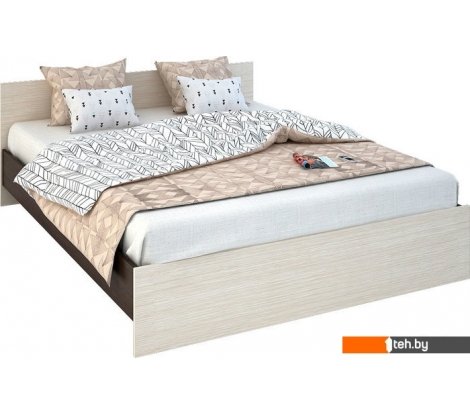  - Кровати Стендмебель Бася КР 555 200x90 (дуб белфорт/венге) - Бася КР 555 200x90 (дуб белфорт/венге)