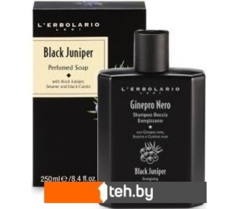  - Косметика по уходу за телом L'Erbolario Шампунь-гель для душа Черный можжевельник 250 мл - Шампунь-гель для душа Черный можжевельник 250 мл