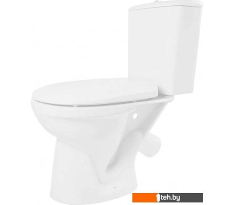  - Унитазы Керамин Рива (белый, бачок, сиденье полипропилен, 2-режимный слив) - Рива (белый, бачок, сиденье полипропилен, 2-режимный слив)