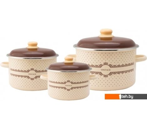  - Кастрюли Appetite Vintage 6KB191M - Vintage 6KB191M
