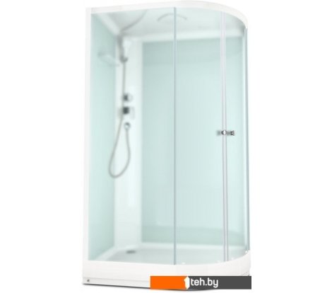  - Душевые кабины Domani-Spa Delight 128 120x80 L (сатин-матированное стекло/белый) - Delight 128 120x80 L (сатин-матированное стекло/белый)