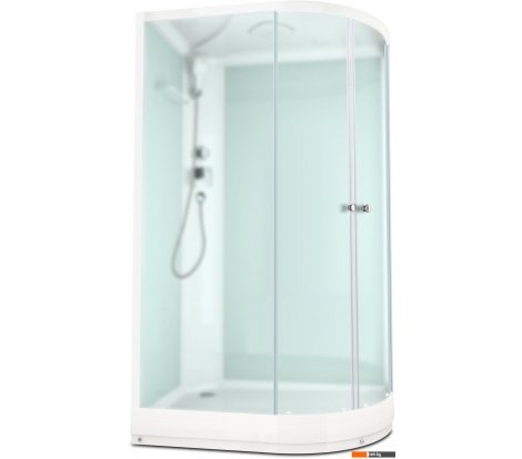  - Душевые кабины Domani-Spa Delight 128 120x80 L (сатин-матированное стекло/белый) - Delight 128 120x80 L (сатин-матированное стекло/белый)