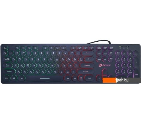 - Клавиатуры Oklick 420MRL (черный) - 420MRL (черный)