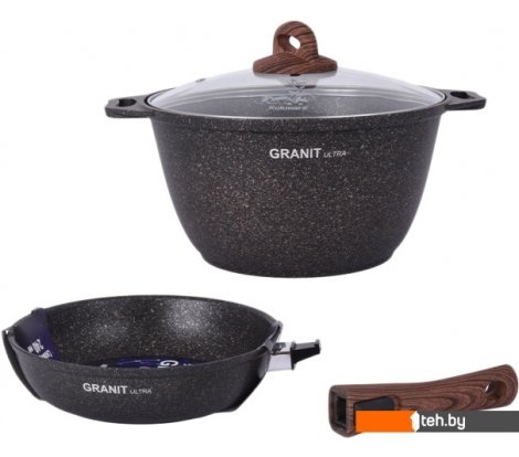  - Кастрюли Kukmara Granit Ultra №18 нкп18го - Granit Ultra №18 нкп18го