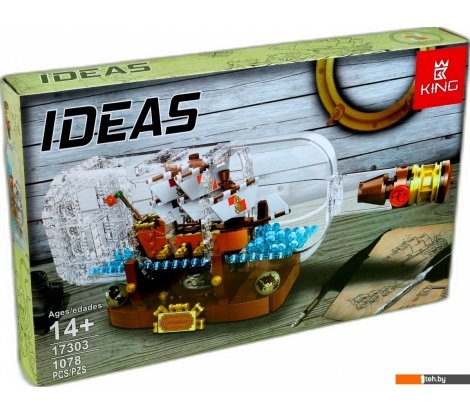  - Конструкторы King Ideas 17303 Корабль в бутылке - Ideas 17303 Корабль в бутылке