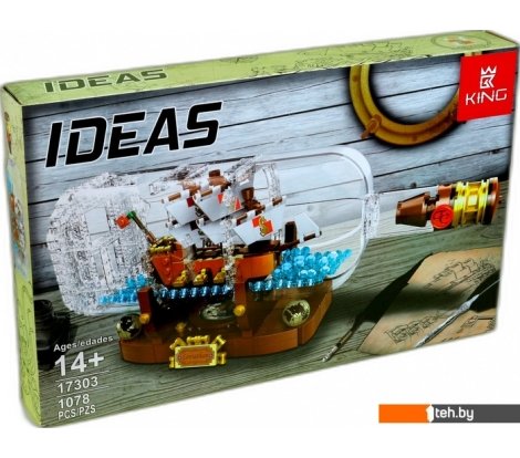  - Конструкторы King Ideas 17303 Корабль в бутылке - Ideas 17303 Корабль в бутылке