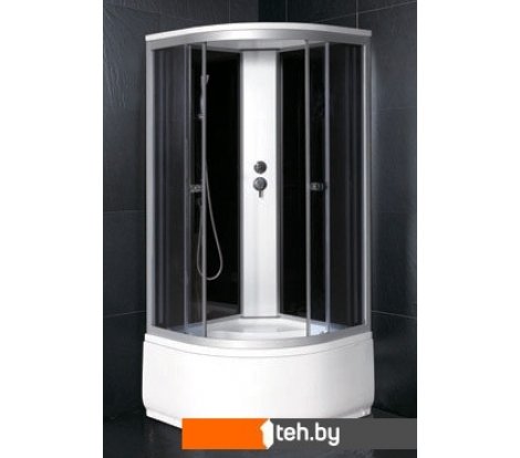  - Душевые кабины Coliseum Симпл T-90 (черное/тонированное стекло) - Симпл T-90 (черное/тонированное стекло)